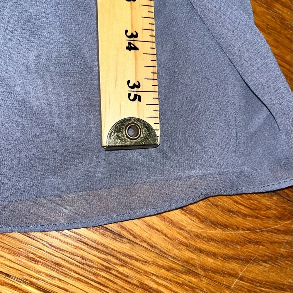 NWT Bill Levkoff cocktail dress size 10 gray one shoulder draped chiffon prom